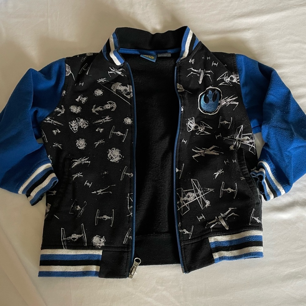 Star Wars baseball jacket/ zip sweatshirt